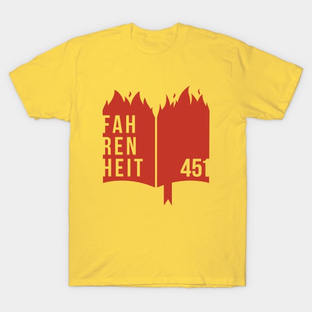 Fahrenheit 451 T-Shirt by PauEnserius